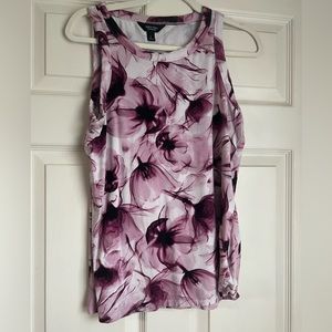 Simply Vera Wang size small purple patterned tank top
